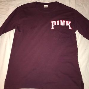 Long sleeve Victoria secret pink shirt